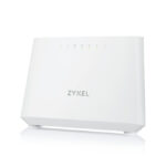 Router inalámbrico Zyxel DX3301-T0 con Gigabit Ethernet, doble banda en 2,4 GHz y 5 GHz, color blanco. SKU DX3301-T0-DE01V1F.