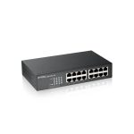 Imagen del switch Zyxel GS1100-16 con 16 puertos Gigabit Ethernet no administrado, SKU GS1100-16-EU0103F
