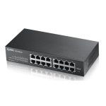 Imagen del switch Zyxel GS1100-16 con 16 puertos Gigabit Ethernet no administrado, SKU GS1100-16-EU0103F
