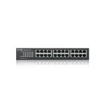 Switch Zyxel GS1100-24E No administrado con 24 puertos Gigabit Ethernet (10/100/1000) en color negro. SKU: GS1100-24E-EU0103F