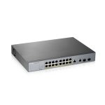 Zyxel GS1350-18HP-EU0101F switch gestionado L2 con Gigabit Ethernet, PoE y color gris. SKU: GS1350-18HP-EU0101F.