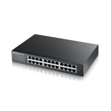 Zyxel GS1900-24E-EU0103F, switch gestionado L2 Gigabit Ethernet 10/100/1000, 1U, color negro, 24 puertos. SKU: GS1900-24E-EU0103F
