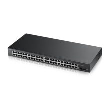 Zyxel GS1900-48-EU0102F, switch L2 Gigabit Ethernet, 48 puertos, color negro, SKU: GS1900-48-EU0102F