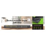Zyxel GS1900-48-EU0102F, switch L2 Gigabit Ethernet, 48 puertos, color negro, SKU: GS1900-48-EU0102F