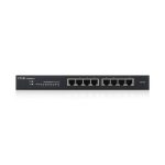 Imagen del Zyxel GS1900-8, un switch gestionado L2 con 8 puertos Gigabit Ethernet en color negro, SKU: GS1900-8-EU0102F