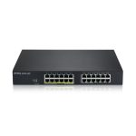Zyxel GS1915-24EP, Switch Gestionado L2 Gigabit Ethernet (10/100/1000) con Energía sobre Ethernet (PoE), 1U, Negro. SKU: GS1915-24EP-EU0101F