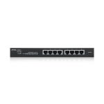 Imagen del Zyxel GS1915-8, un switch gestionado de capa 2 con puertos Gigabit Ethernet (10/100/1000) en color negro. SKU GS1915-8-EU0101F