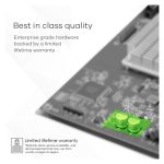 Imagen del Zyxel GS1915-8, un switch gestionado de capa 2 con puertos Gigabit Ethernet (10/100/1000) en color negro. SKU GS1915-8-EU0101F