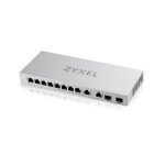 Imagen del Zyxel XGS1010-12-ZZ0102F, un switch no administrado con Gigabit Ethernet de 12 puertos en color gris SKU XGS1010-12-ZZ0102F