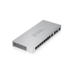 Imagen del Zyxel XGS1010-12-ZZ0102F, un switch no administrado con Gigabit Ethernet de 12 puertos en color gris SKU XGS1010-12-ZZ0102F