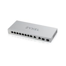 Zyxel switch gestionado Gigabit Ethernet XGS1210-12 de color gris, modelo XGS1210-12-ZZ0102F