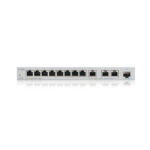 Zyxel XGS1250-12 Gestionado 10G Ethernet en color gris con 12 puertos y SKU XGS1250-12-ZZ0101F