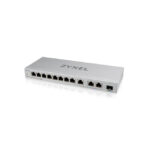 Zyxel XGS1250-12 Gestionado 10G Ethernet en color gris con 12 puertos y SKU XGS1250-12-ZZ0101F
