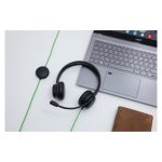 Auriculares alámbricos Acer modelo GP.HDS11.01N, tipo diadema, ideales para llamadas y música. Color negro.