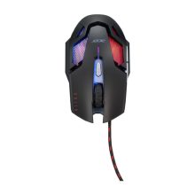 Ratón de juego Acer Nitro Gaming NMW200, color negro, ambidextro, con conexión USB tipo A, sensor óptico de 7200 DPI, SKU GP.MCE11.039