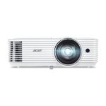 Proyector Acer S1286H de alcance estándar con 3500 lúmenes ANSI, resolución XGA, color blanco. SKU: MR.JQF11.001