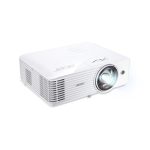 Proyector Acer S1386WH con alcance estándar, 3600 lúmenes ANSI, resolución WXGA (1280x800), blanco, SKU MR.JQU11.001
