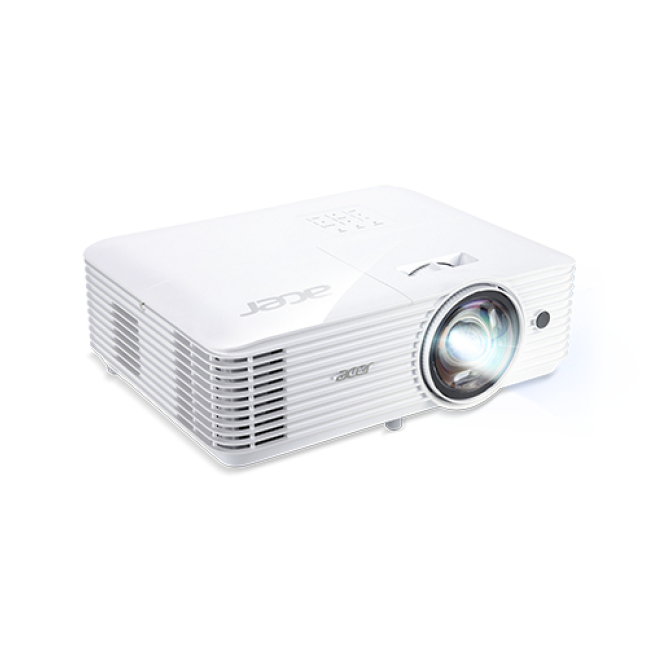 Acer S1386WH Proyector de alcance estándar 3600 lúmenes ANSI DLP WXGA (1280x800) Blanco 2 Proyector Acer S1386WH con alta luminosidad