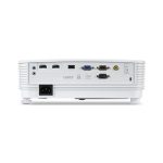 Proyector blanco Acer modelo P1157i con 4500 lúmenes ANSI, tecnología DLP, resolución SVGA 800x600 y capacidad 3D. SKU MR.JUQ11.001