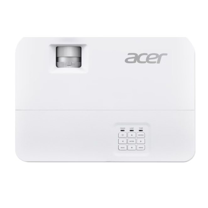 Acer Basic P1557Ki Proyector de alcance estándar 4500 lúmenes ANSI DLP 1080p (1920x1080) 3D Blanco 5 Acer Basic P1557Ki proyectando una película en casa