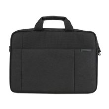 Vista frontal del maletín para portátil Acer de 14 pulgadas, color negro, SKU NP.BAG1A.188, ideal para proteger tu dispositivo