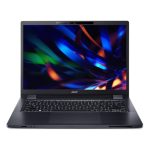 Vista frontal del portátil Acer TravelMate P4 TMP414-53-TCO-74ZQ con procesador Intel Core i7-1355U, 16 GB de RAM DDR4 y 512 GB SSD, SKU NX.B1UEB.009