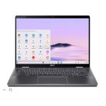 Acer Chromebook Enterprise Spin 714 CPE794-1N-TCO-56TE con Intel Core Ultra 5, pantalla táctil de 14 pulgadas, 16 GB de RAM, 512 GB SSD, Wi-Fi 6 y ChromeOS en color gris. SKU: NX.J31EB.001