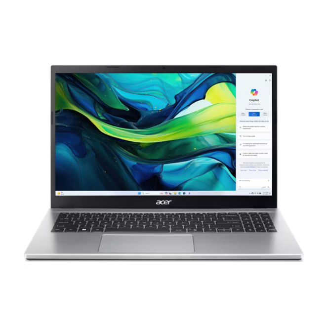 Acer Aspire Go 15 AG15-42P-R8FN AMD Ryzen™ 5 5625U Portátil 39,6 cm (15.6″) Full HD 8 GB DDR4-SDRAM 512 GB SSD Wi-Fi 6 (802.11ax) Windows 11 Home Plata 1 Acer Aspire Go 15 AG15-42P-R8FN Laptop con AMD Ryzen™ 5 5625U
