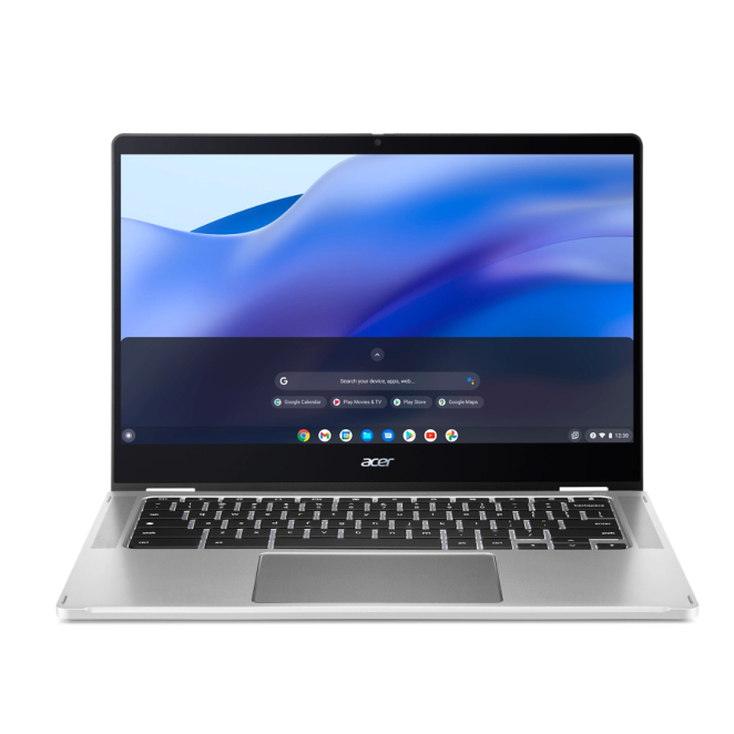 Acer Chromebook CP514 con AMD Ryzen 7 y pantalla táctil Full HD Acer Chromebook CP514-3HH-R2JD con AMD Ryzen 7 5825C, pantalla táctil Full HD de 14 pulgadas, 16 GB LPDDR4x-SDRAM, 256 GB SSD, Wi-Fi 6E (802.11ax), ChromeOS, color plata. SKU: NX.KC4EB.004
