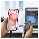 Disco duro externo ADATA Elite SE880 de 4 TB con conexión USB Tipo C y USB 3.2 Gen 2x2, en color gris. SKU AELI-SE880-4TCGY.