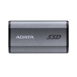 Disco duro externo ADATA Elite SE880 de 4 TB con conexión USB Tipo C y USB 3.2 Gen 2x2, en color gris. SKU AELI-SE880-4TCGY.