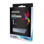 ADATA UE800 unidad flash con 1TB de capacidad, USB Tipo C 3.2 Gen 2 en color plata, SKU AELI-UE800-1T-CSG