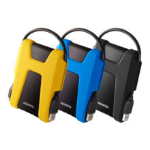 Disco duro externo ADATA HD680 de 2 TB con USB 3.2 Gen 1 en color negro, SKU AHD680-2TU31-CBK