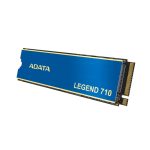 Disco duro ADATA LEGEND 710 con capacidad de 2 TB, interfaz M.2 PCI Express 3.0 y tecnología NVMe 3D NAND. SKU: ALEG-710-2TCS