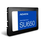 Disco duro sólido ADATA SU650 de 2 TB, 2.5 pulgadas, con tecnología Serial ATA III 3D NAND, SKU ASU650SS-2TT-R