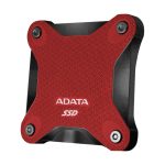 Imagen del disco duro externo Adata SD620 con capacidad de 2 TB, conexión Micro-USB B 3.2 Gen 2, en colores negro y rojo - SKU SD620-2TCRD