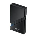 El disco duro externo ADATA SE920 con tecnología Thunderbolt, capacidad de 2 TB, compatibilidad USB Tipo C 3.2 Gen 2 (3.1 Gen 2), en color negro. SKU SE920-2TCBK.