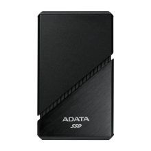 El disco duro externo ADATA SE920 con tecnología Thunderbolt, capacidad de 2 TB, compatibilidad USB Tipo C 3.2 Gen 2 (3.1 Gen 2), en color negro. SKU SE920-2TCBK.