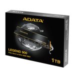 Disco duro ADATA LEGEND 900 con 1 TB de capacidad, tipo M.2 PCIe 4.0 NVMe y tecnología 3D NAND, SKU SLEG-900-1TCS