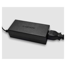 Adaptador e inversor de corriente para interiores Airtame en color negro, modelo AT-CD1-PSU-EU
