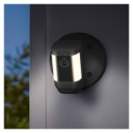 Cámara de seguridad IP Ring Spotlight Cam Pro Wired para exterior, resolución 1920 x 1080 píxeles, montaje en techo o pared. SKU: 8SC1S9-BEU3