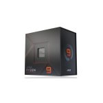 Vista frontal del procesador AMD Ryzen 9 7950X con velocidad de 4,5 GHz, 64 MB de caché L3 y formato en caja. SKU: 100-100000514WOF