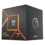 Procesador AMD Ryzen 7 7700 con velocidad de 3.8 GHz y 32 MB de cache, SKU 100-100000592BOX, en su caja original.