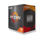 Imagen del procesador AMD Ryzen 7 5800XT con 3.8 GHz de velocidad y 36 MB de caché en una caja. SKU: 100-100001582BOX
