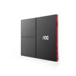 Imagen del monitor portátil AOC 16G3 de 15.6 pulgadas, pantalla TFT 1920 x 1080 pixeles, colores negro y rojo, SKU 16G3