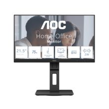 Monitor AOC E2 22E2UMF LED display de 21.5 pulgadas con resolución 1920 x 1080 Pixeles Full HD color negro, modelo 22E2UMF