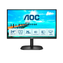 AOC B2 24B2XDM pantalla para PC de 60.5 cm (23.8 pulgadas) con resolución 1920 x 1080 Pixeles Full HD, color negro. Modelo 24B2XDM