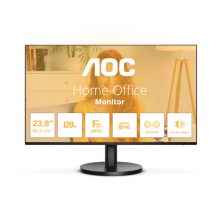 Monitor AOC B3 24B3QA2 de 23.8 pulgadas con resolución 1920 x 1080 Pixeles Full HD LED en color negro, SKU 24B3QA2