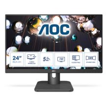 AOC E1 24E1Q pantalla para PC de 23.8 pulgadas con resolución 1920 x 1080 Pixeles, Full HD, LED, color Negro, 24E1Q