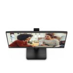 Monitor LED AOC de 23.8 pulgadas con resolución 1920 x 1080 píxeles Full HD, modelo 24E3QAF en color negro